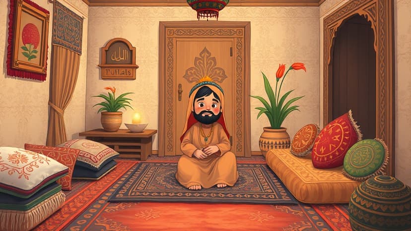 قصة جحا والرجل الغاضب