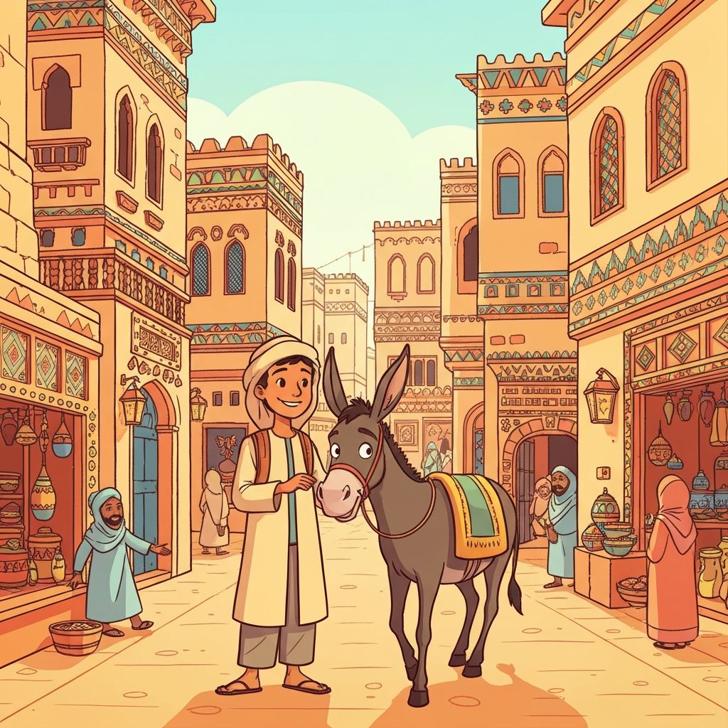 قصة جحا والعصفور الصغير